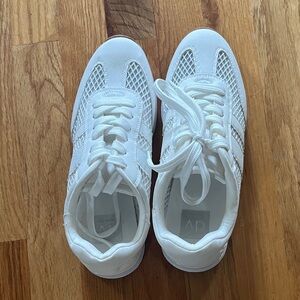 White Mesh Sneakers